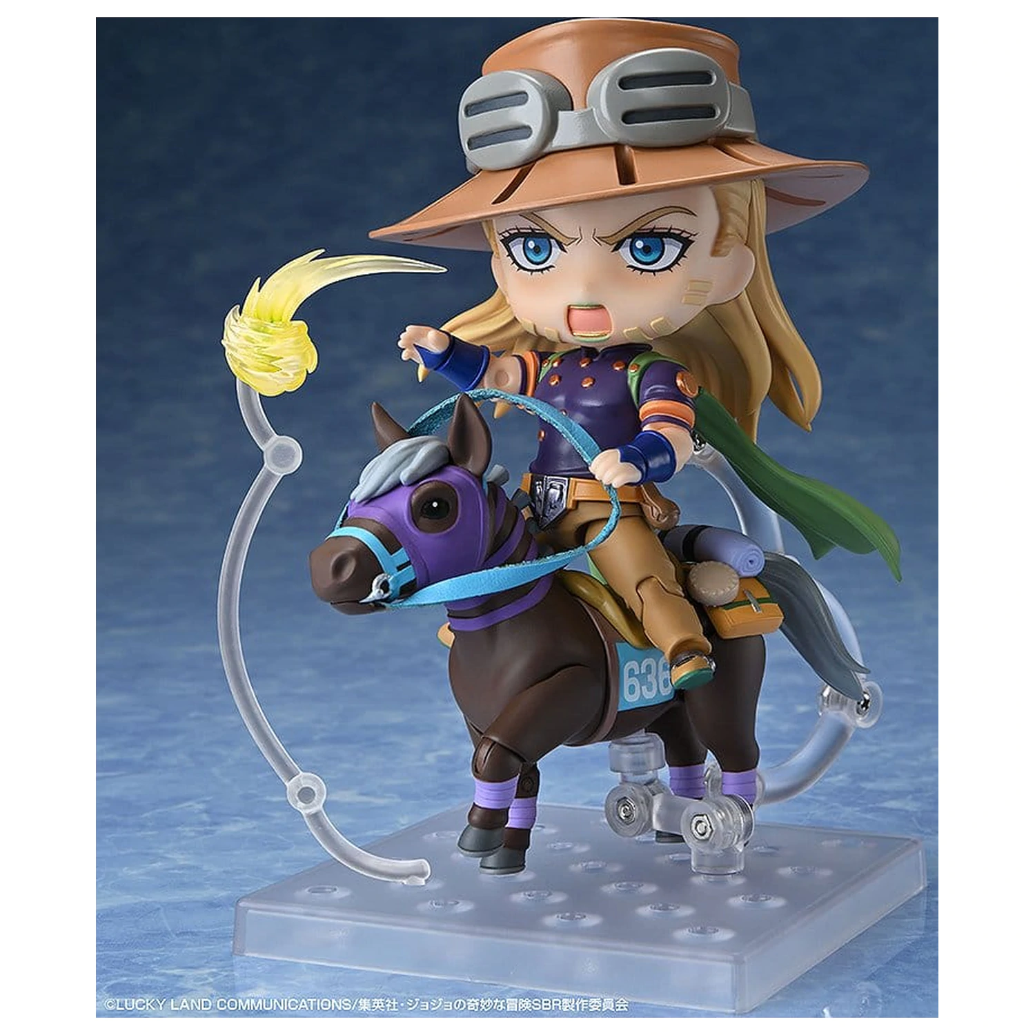 JoJo's Bizarre Adventure Steel Ball Run Nendoroid Action Figure Gyro Zeppeli DX Ver. 10 cm product photo
