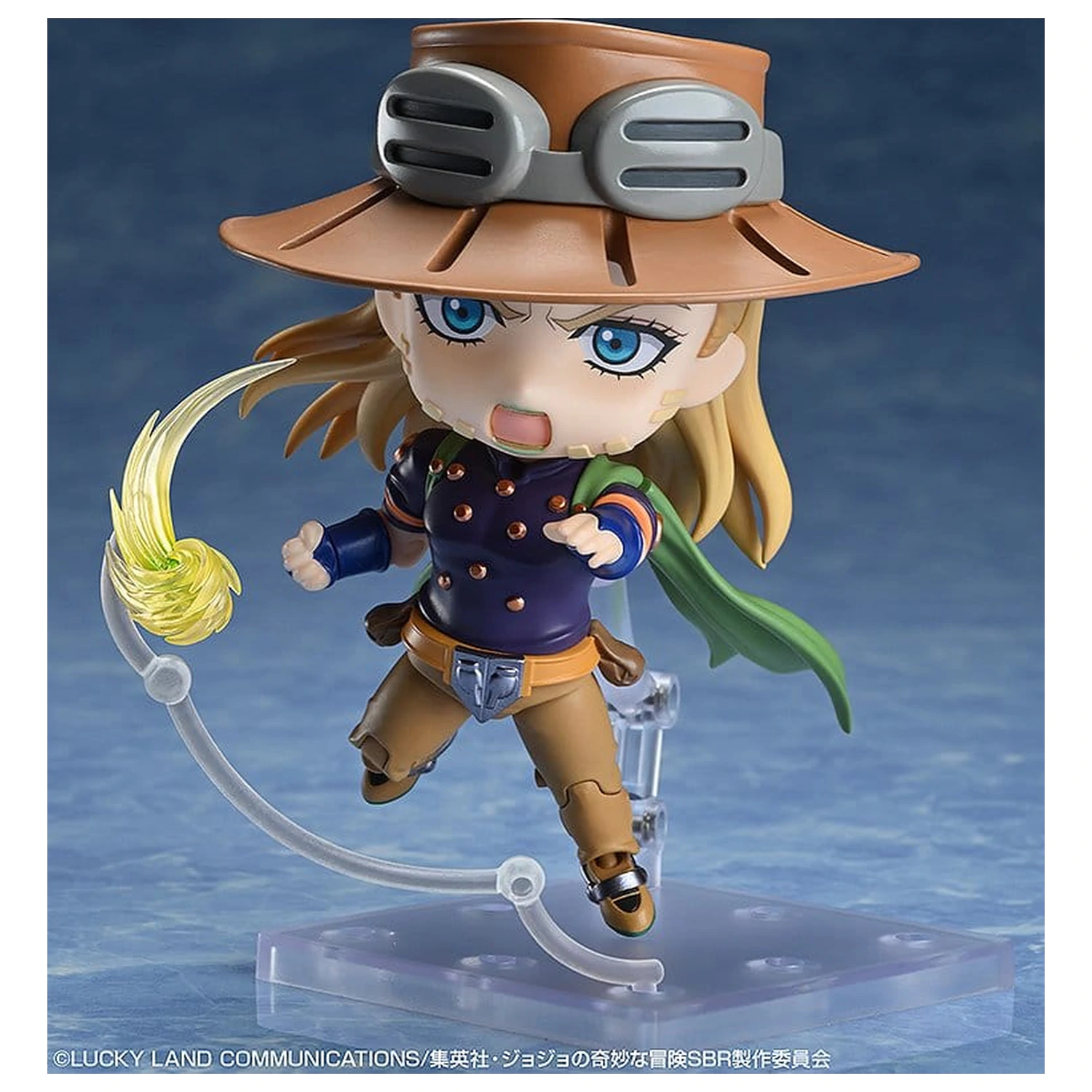 JoJo's Bizarre Adventure Steel Ball Run Nendoroid Action Figure Gyro Zeppeli DX Ver. 10 cm product photo