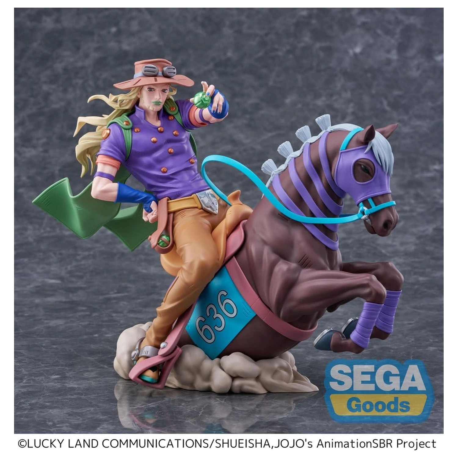 JoJo's Bizarre Adventure: Steel Ball Run XrossLinkMAX PVC Figure Gyro Zeppeli 18 cm product photo