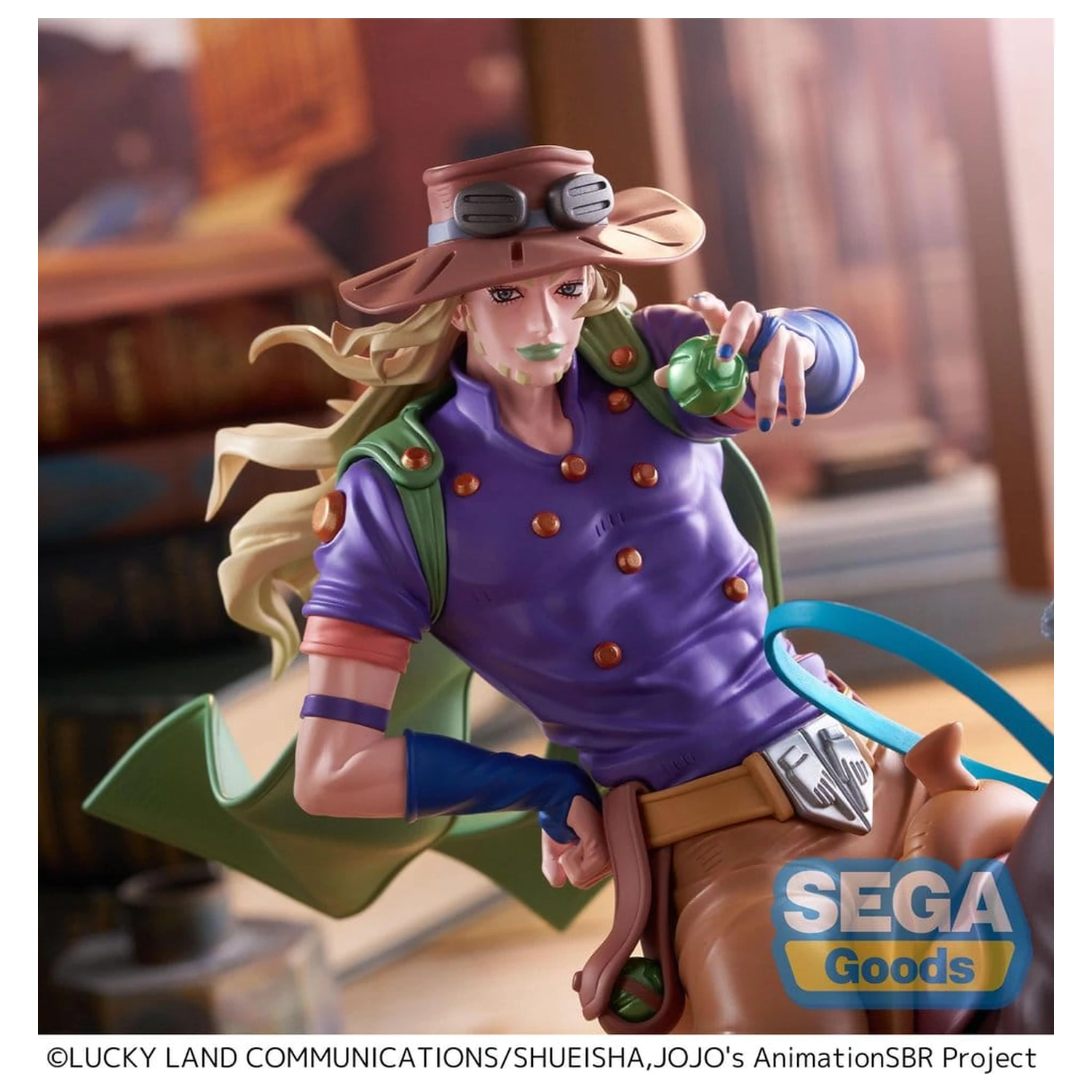 JoJo's Bizarre Adventure: Steel Ball Run XrossLinkMAX PVC Figure Gyro Zeppeli 18 cm product photo