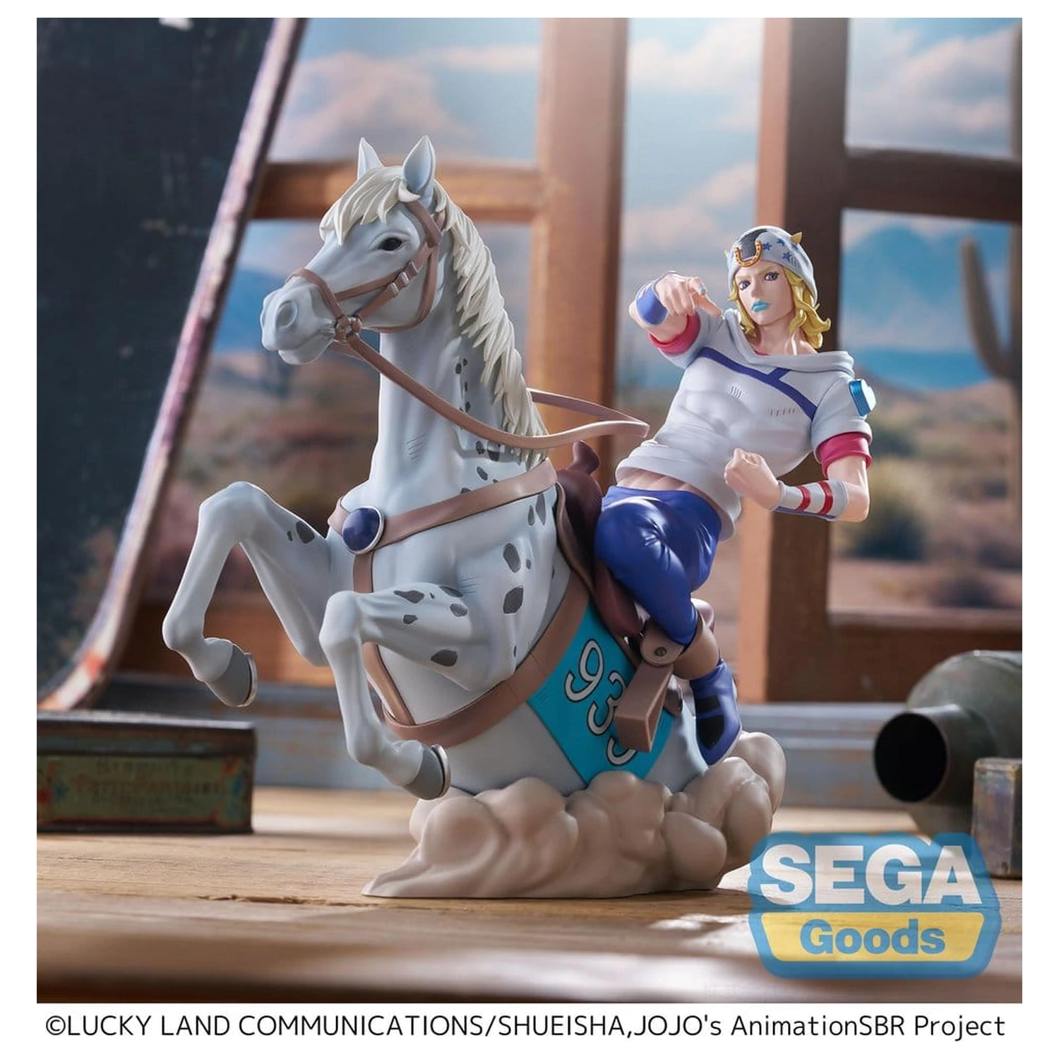 JoJo's Bizarre Adventure: Steel Ball Run XrossLinkMAX PVC Figure Johnny Joestar 18 cm product photo