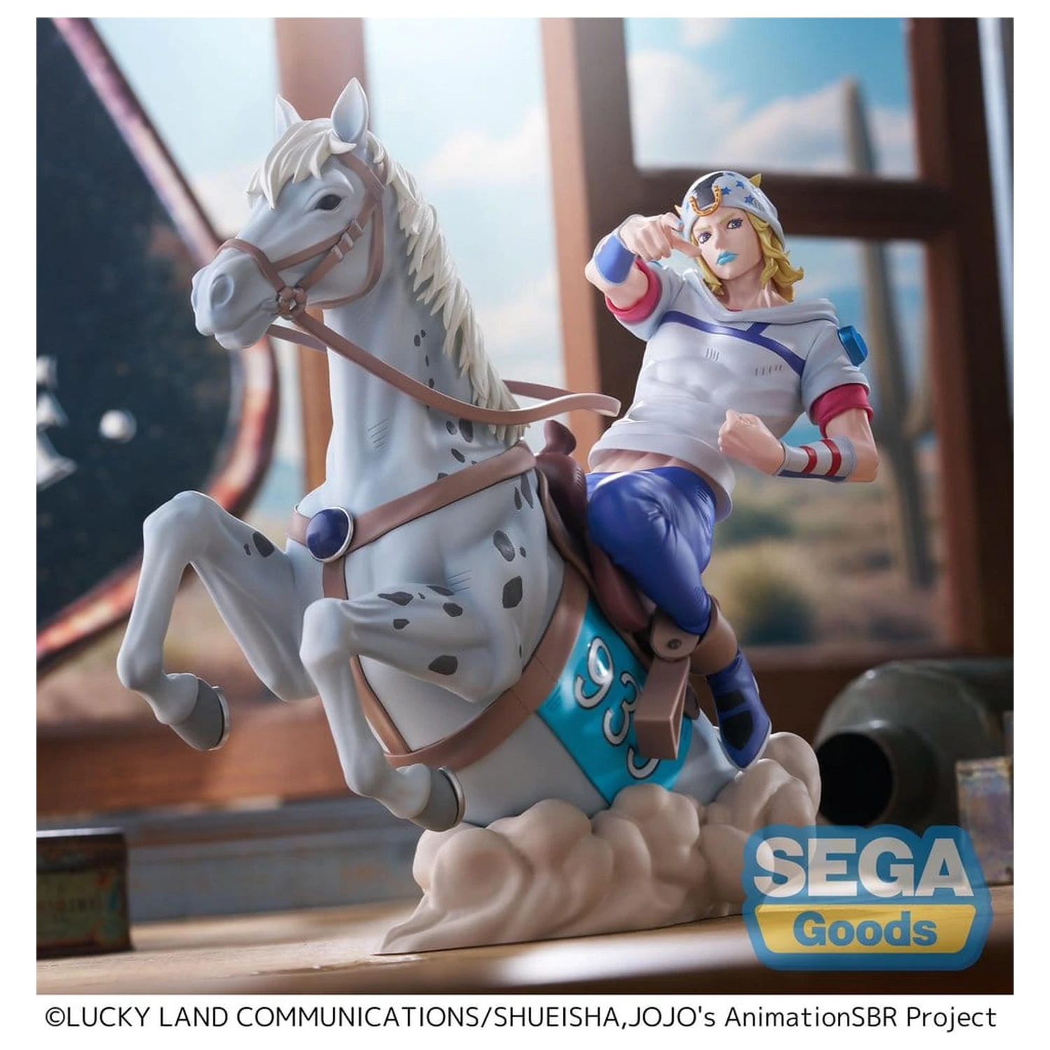 JoJo's Bizarre Adventure: Steel Ball Run XrossLinkMAX PVC Figure Johnny Joestar 18 cm product photo