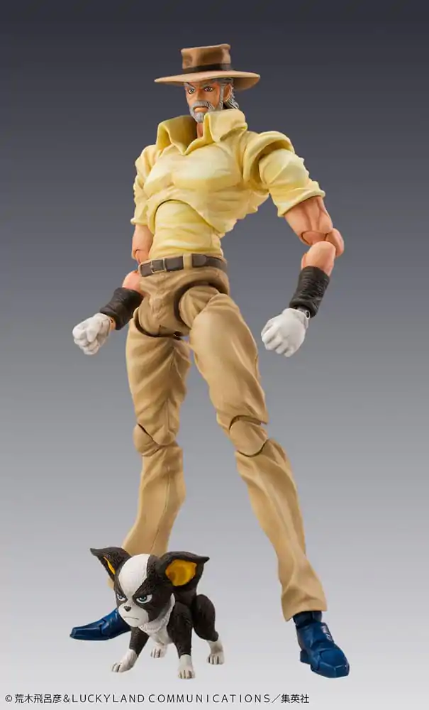 JoJo's Bizarre Adventure Super Action Action Figure Chozokado (Joseph Joestar & Iggy) (3rd-run) 15 cm termékfotó