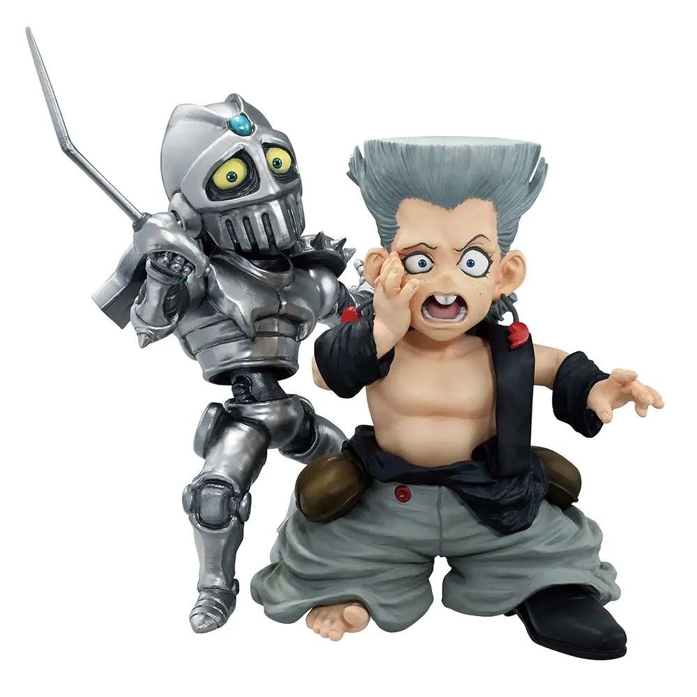 Jojos Bizarre Adventure Kid Polnareff &amp; Kid Chariot Standoom Ichibansho figure 8cm product photo