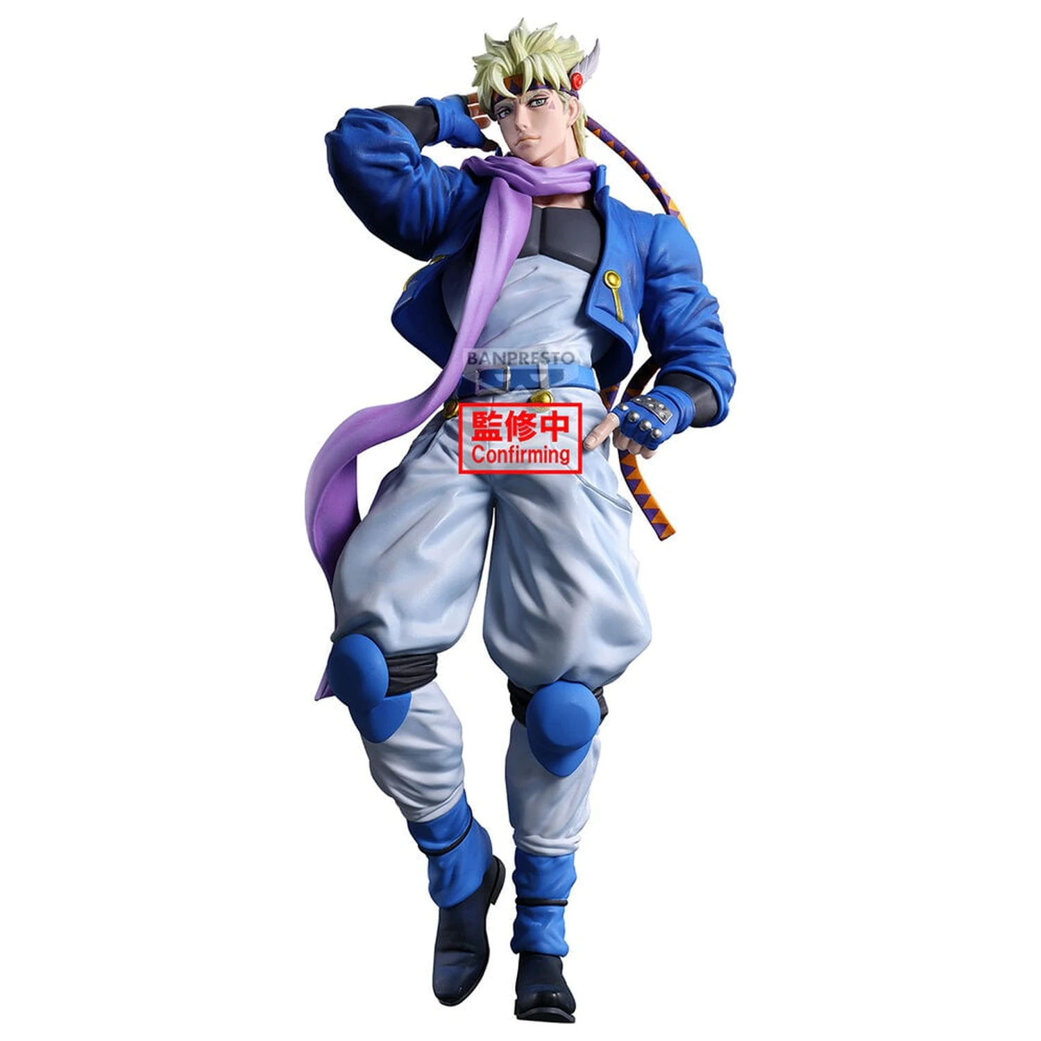 JoJos Bizarre Adventure Mometria Battle Tendency Caesar Anthonio Zeppeli figure 21cm product photo