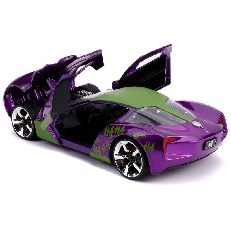 DC comics Joker Chevy Corvette Stingray 2009 car + figure set product photo