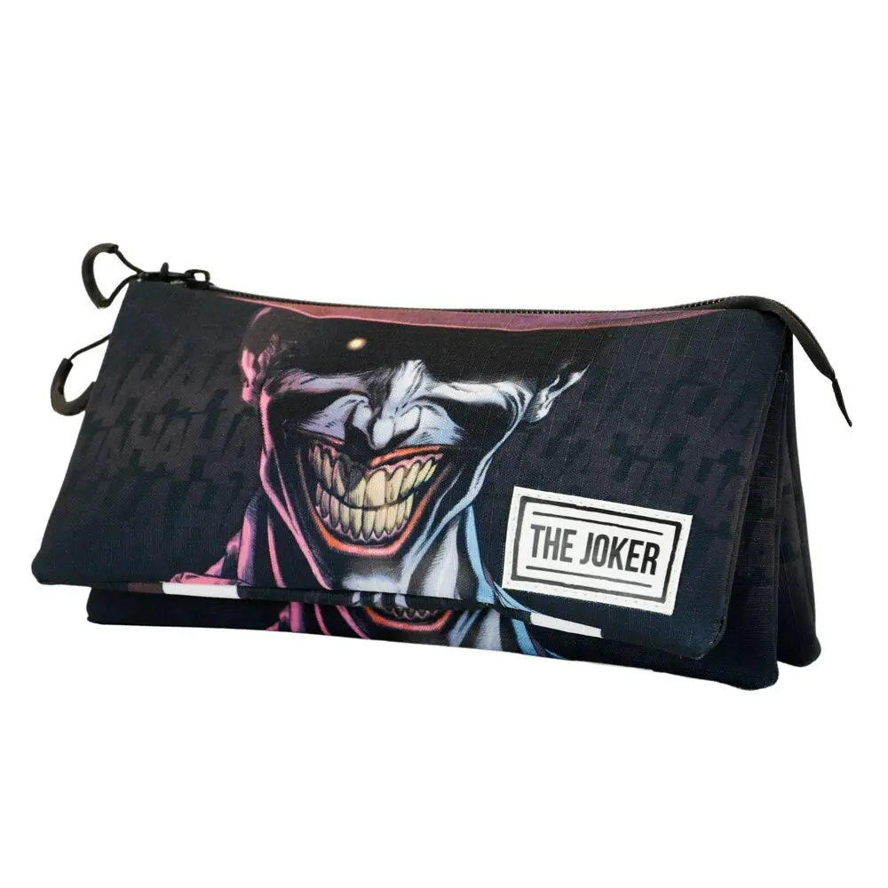 DC Comics Joker Crazy triple pencil case product photo