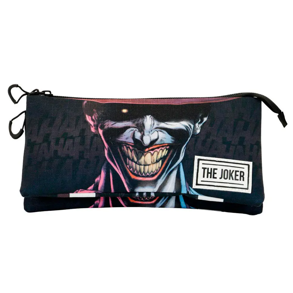 DC Comics Joker Crazy triple pencil case product photo