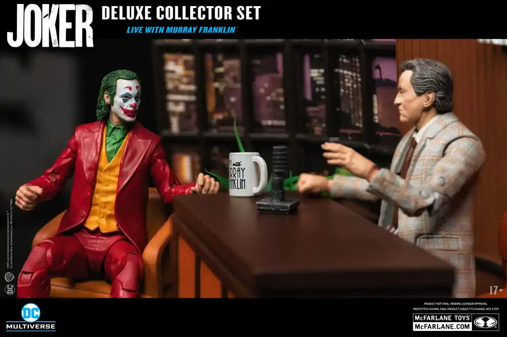 Joker DC Multiverse (Joker Movie) Deluxe Colllector Action Figure The Joker (Live with Murray Franklin) Limited Edition 18 cm termékfotó