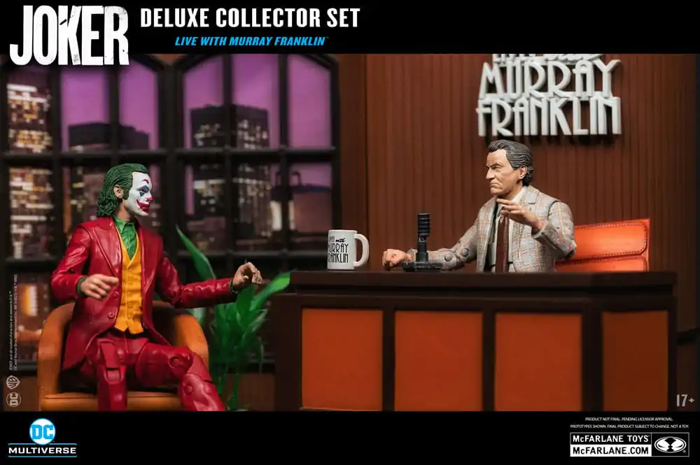 Joker DC Multiverse (Joker Movie) Deluxe Colllector Action Figure The Joker (Live with Murray Franklin) Limited Edition 18 cm termékfotó