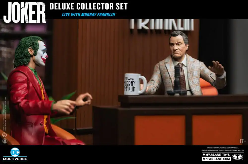 Joker DC Multiverse (Joker Movie) Deluxe Colllector Action Figure The Joker (Live with Murray Franklin) Limited Edition 18 cm termékfotó