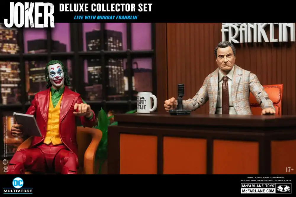 Joker DC Multiverse (Joker Movie) Deluxe Colllector Action Figure The Joker (Live with Murray Franklin) Limited Edition 18 cm termékfotó