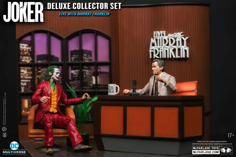 Joker DC Multiverse (Joker Movie) Deluxe Colllector Action Figure The Joker (Live with Murray Franklin) Limited Edition 18 cm termékfotó