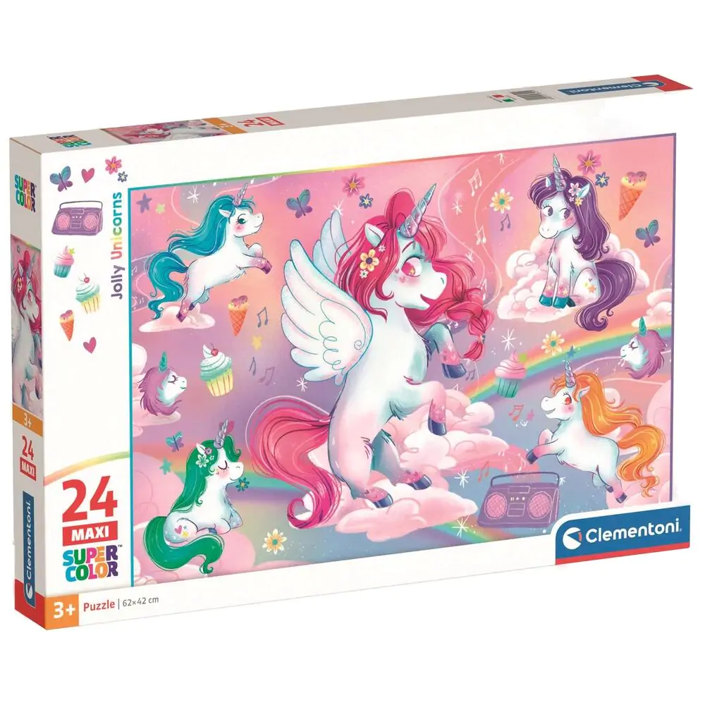 Jolly Unicorns maxi puzzle 24pcs product photo