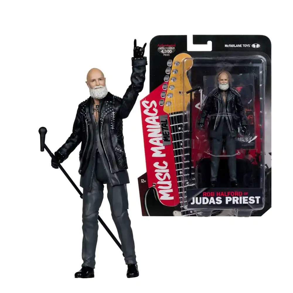 Judas Priest Music Maniacs Heavy Metal Action Figure Rob Halford 15 cm product photo