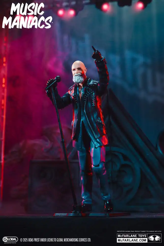 Judas Priest Music Maniacs Heavy Metal Action Figure Rob Halford 15 cm product photo