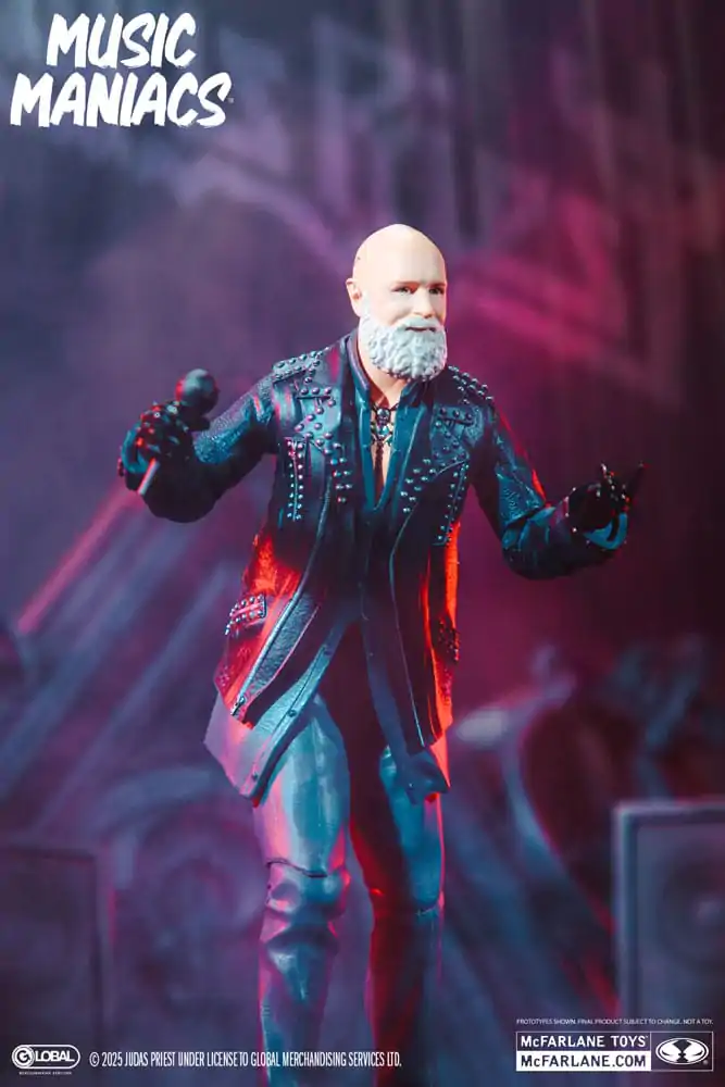 Judas Priest Music Maniacs Heavy Metal Action Figure Rob Halford 15 cm product photo