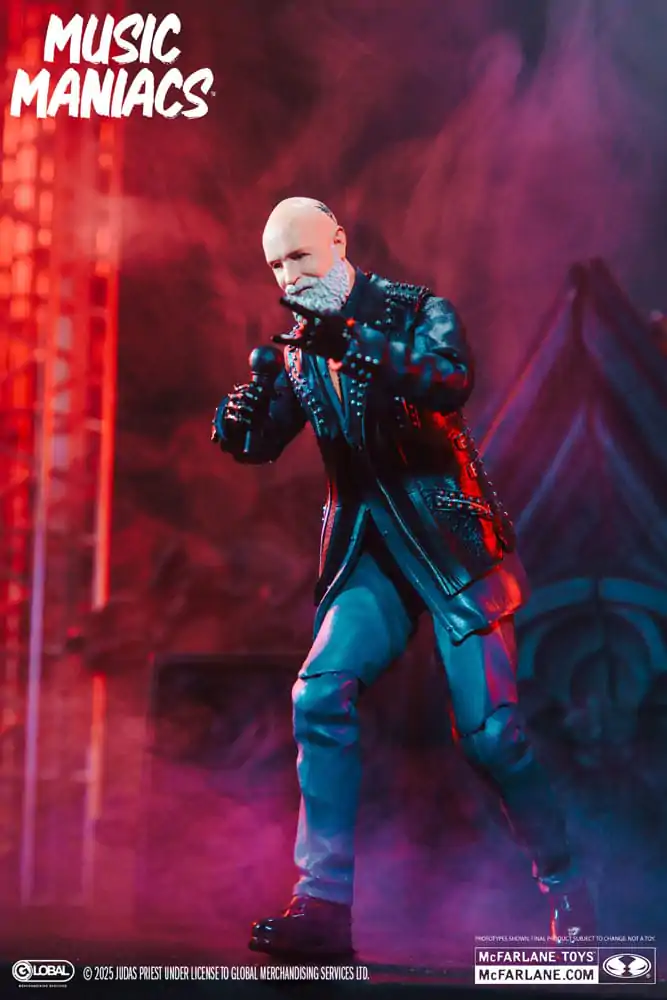 Judas Priest Music Maniacs Heavy Metal Action Figure Rob Halford 15 cm product photo