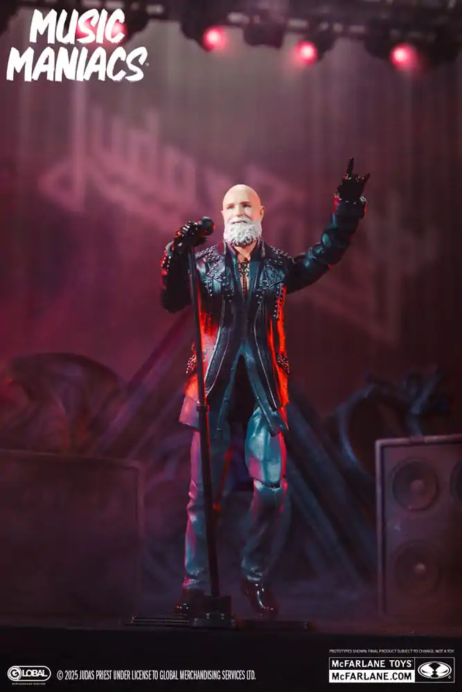 Judas Priest Music Maniacs Heavy Metal Action Figure Rob Halford 15 cm product photo