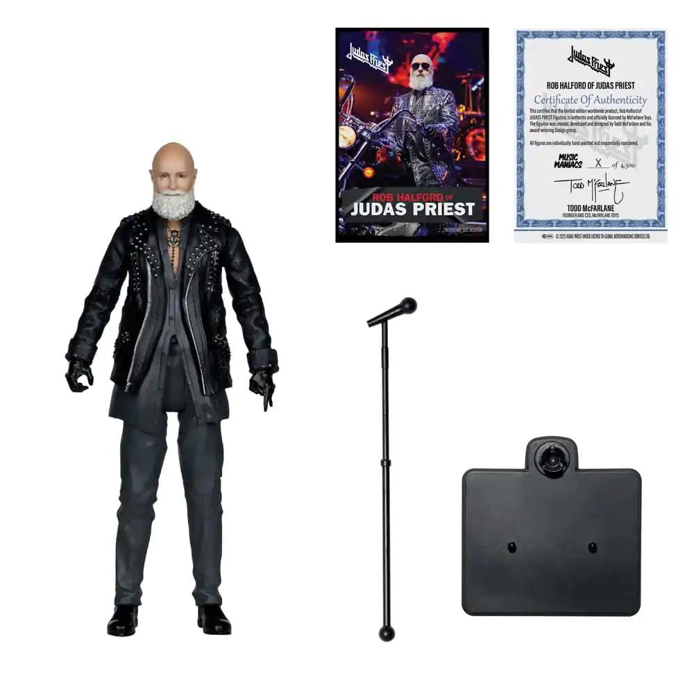 Judas Priest Music Maniacs Heavy Metal Action Figure Rob Halford 15 cm product photo