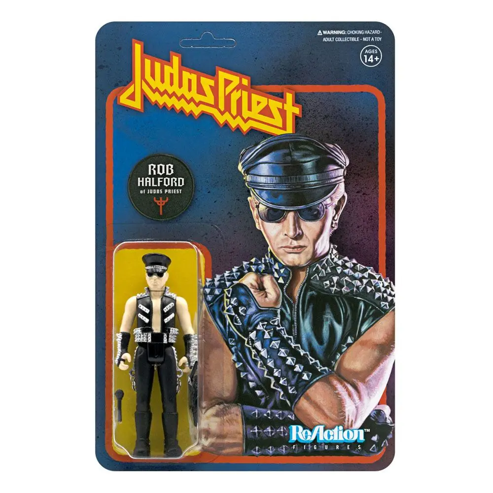 Judas Priest ReAction Action Figure Rob Halford 10 cm product photo