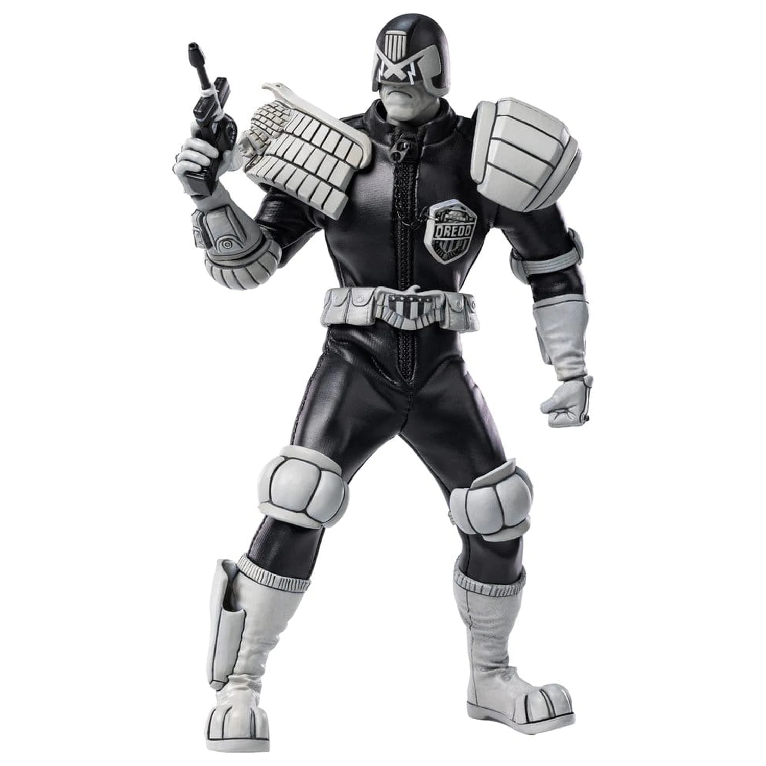 Judge Dredd Exquisite Super Action Figure 1/12 Judge Dredd Black & White Ver. 15 cm product photo