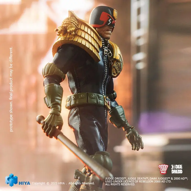 Judge Dredd Exquisite Super Series Actionfigur 1/12 John Rambo 15 cm termékfotó