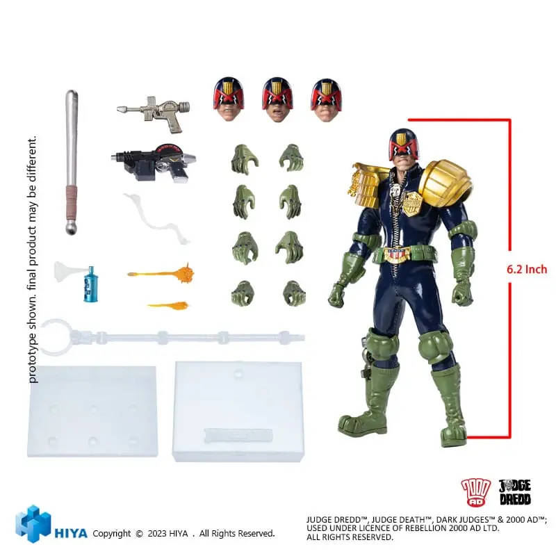 Judge Dredd Exquisite Super Series Actionfigur 1/12 John Rambo 15 cm termékfotó