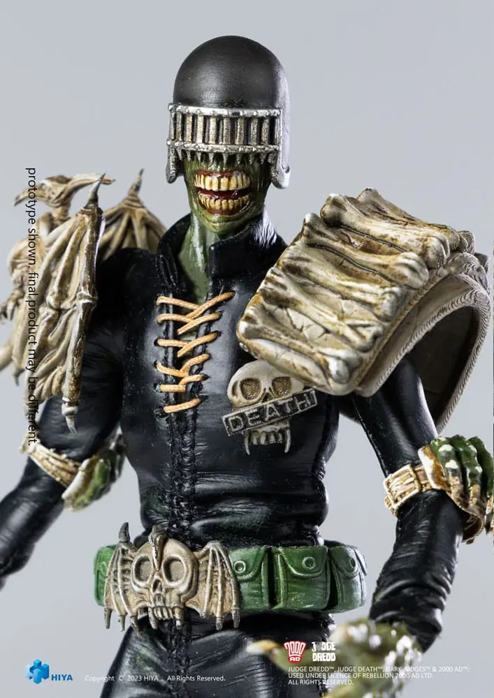 Judge Dredd Exquisite Super Series Actionfigur 1/12 Judge Death 16 cm termékfotó