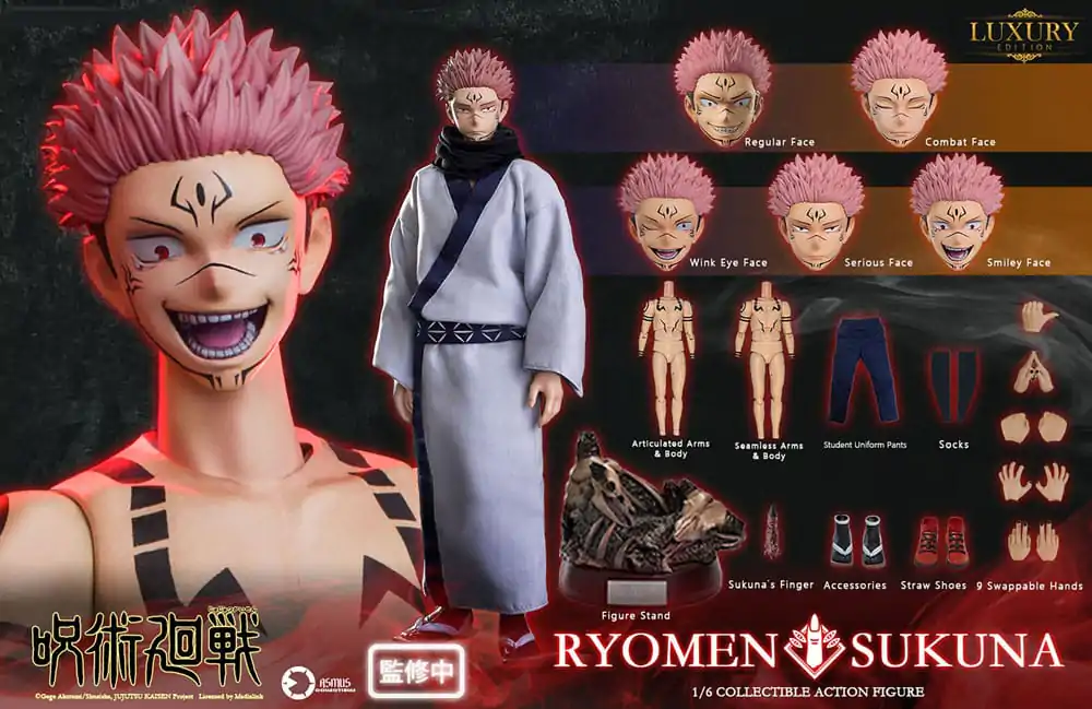 Jujutsu Kaisen Action Figure 1/6 Ryomen Sukuna (Luxury Version) 30 cm product photo
