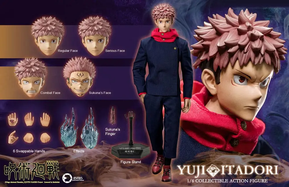 Jujutsu Kaisen Action Figure 1/6 Yuji Itadori 30 cm product photo