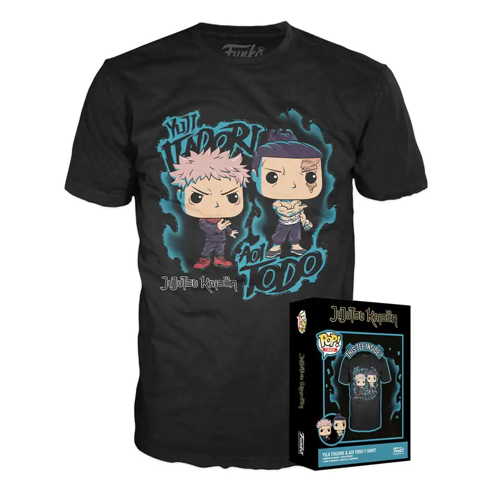 Jujutsu Kaisen Boxed Tee T-Shirt Yuji &amp; Aoi product photo