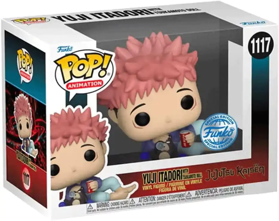 Jujutsu Kaisen POP! Animation Vinyl Figure Itadori w/ Tsukamoto Doll 9 cm termékfotó