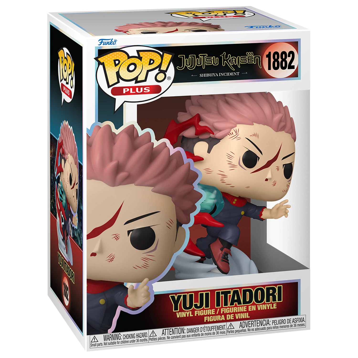 Jujutsu Kaisen Funko POP! Plus Animation Vinyl Figures Yuji Itadori 9 cm product photo