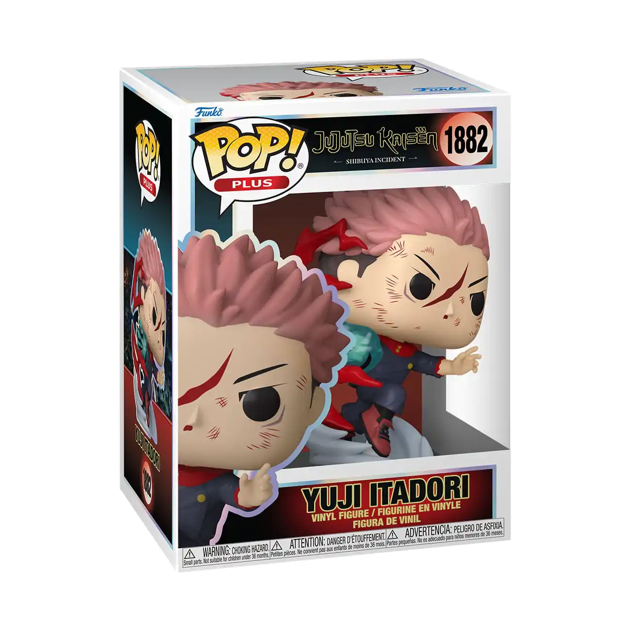 Jujutsu Kaisen Funko POP! Plus Animation Vinyl Figures Yuji Itadori 9 cm product photo