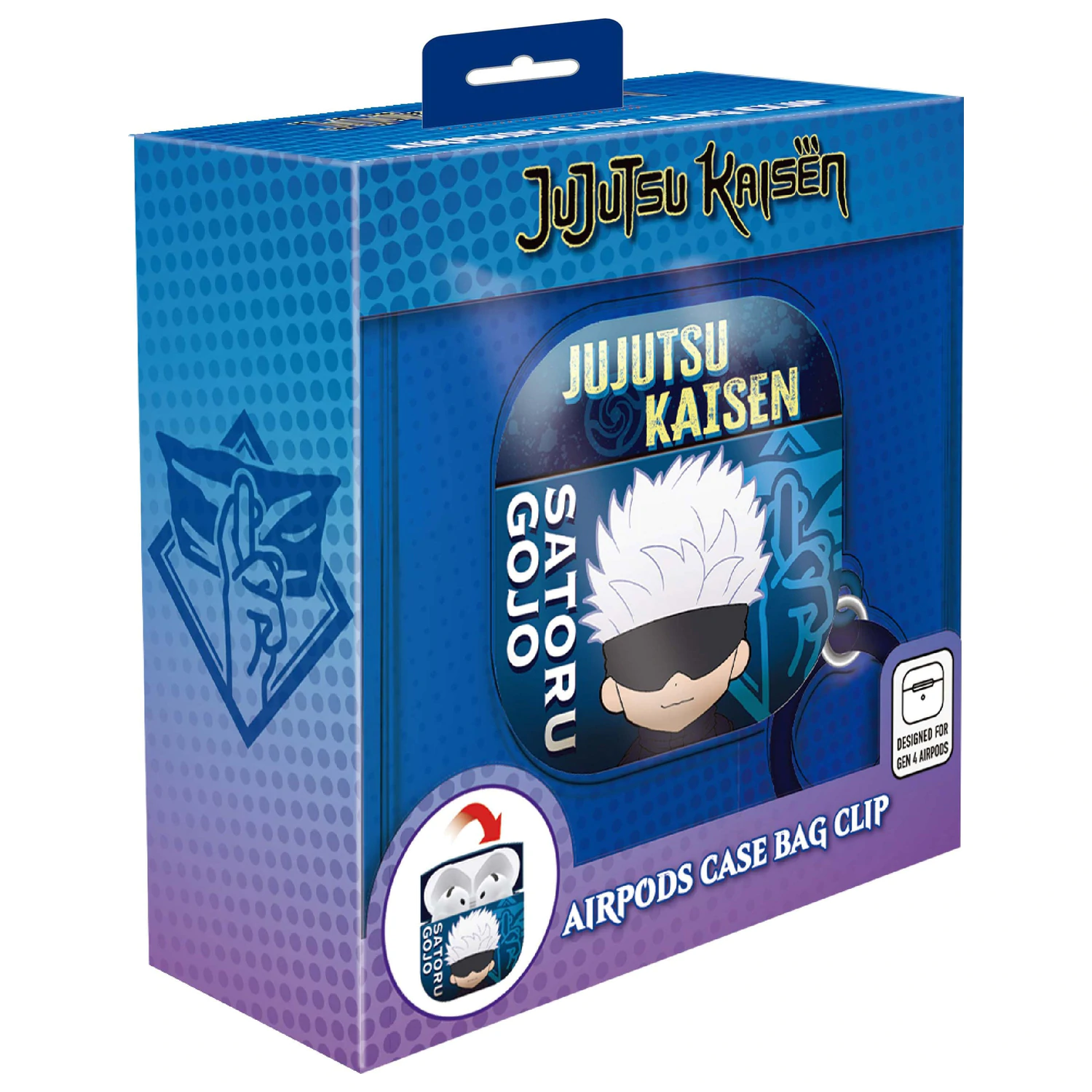Jujutsu Kaisen Gojo 3D Foam AirPods Case Bag Clip product photo