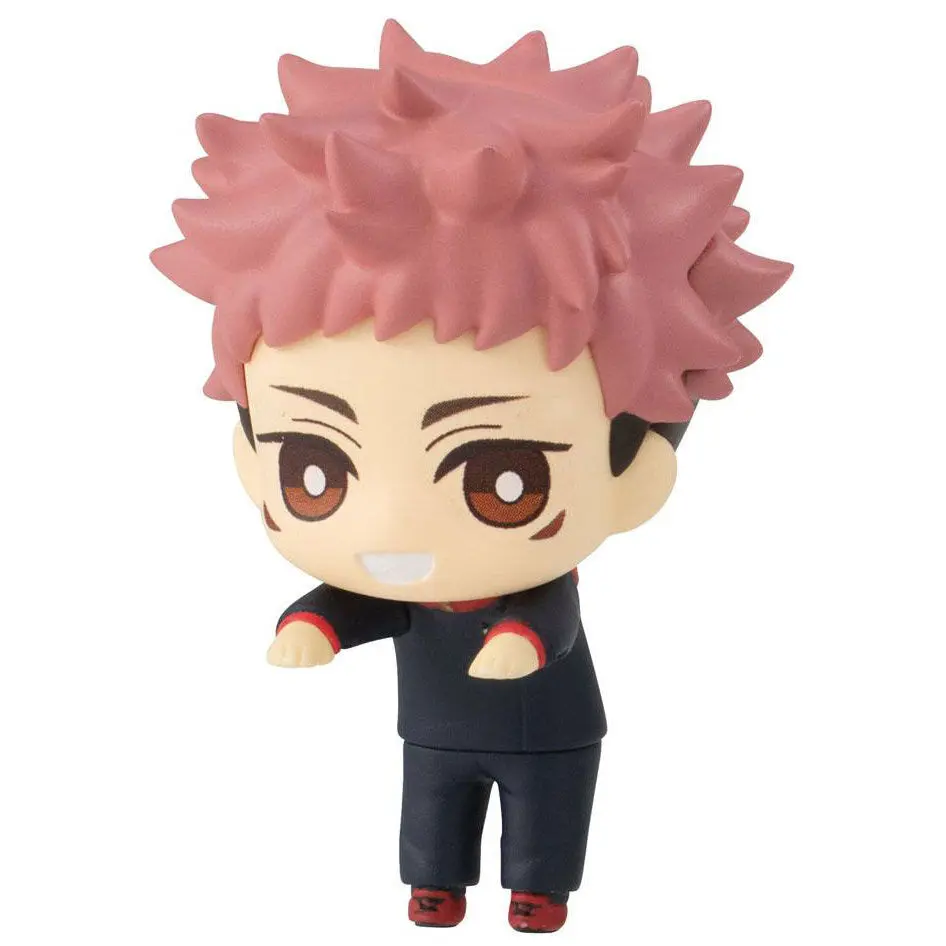 Jujutsu Kaisen Hikkake PVC Statue Puchi Yuji Itadori 4 cm product photo