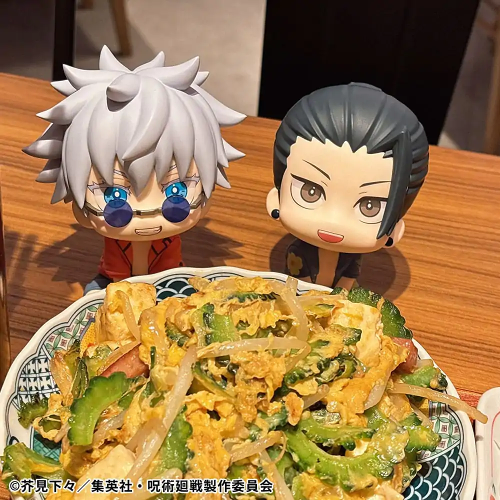 Jujutsu Kaisen Look Up PVC Statue Satoru Gojo &amp; Suguru Geto Okinawa Ver. Set (with gift) 11 cm product photo