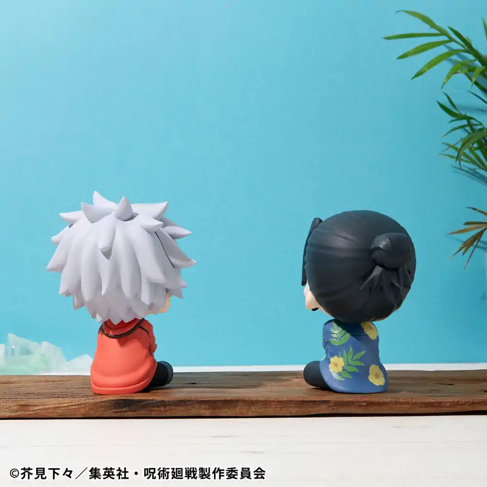 Jujutsu Kaisen Look Up PVC Statue Satoru Gojo &amp; Suguru Geto Okinawa Ver. Set (with gift) 11 cm product photo