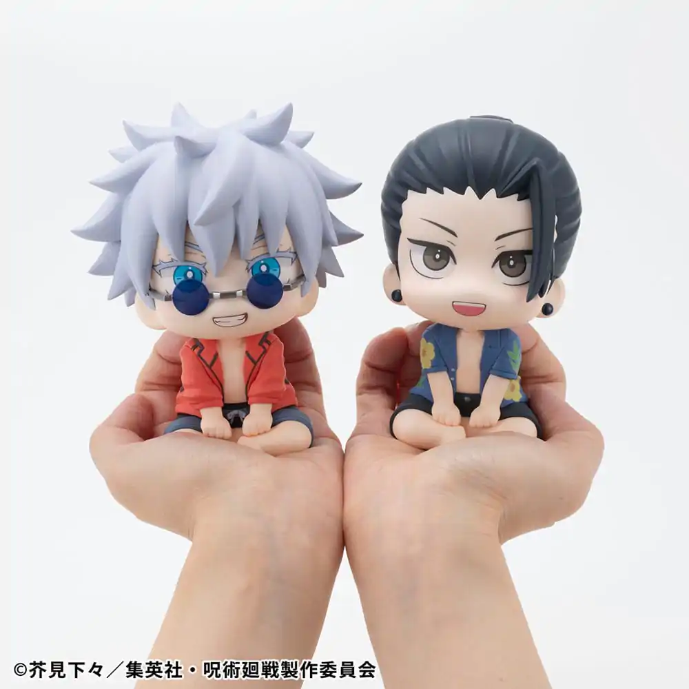 Jujutsu Kaisen Look Up PVC Statue Satoru Gojo &amp; Suguru Geto Okinawa Ver. Set (with gift) 11 cm product photo