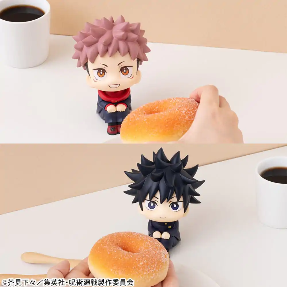 Jujutsu Kaisen Look Up PVC Statue Yuji Itadori Laugh Ver. &amp; Megumi Fushiguro Smile Ver. 11 cm (with gift) product photo