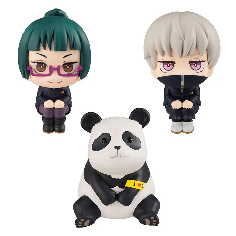 Jujutsu Kaisen Look Up PVC Statues Maki &amp; Toge &amp; Panda Limited Ver. 11 cm product photo