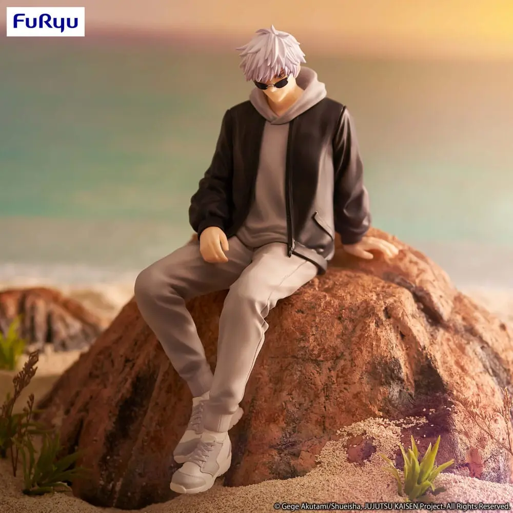 Jujutsu Kaisen Noodle Stopper PVC Statue Satoru Gojo Ending 2 Costume Ver. 15 cm product photo