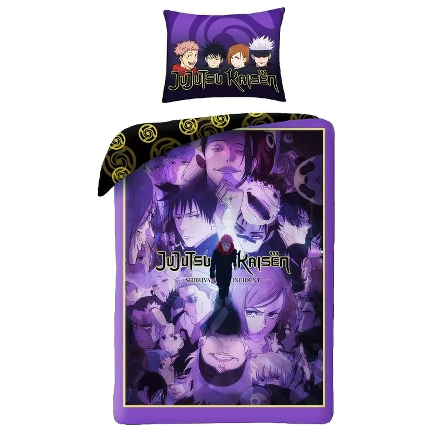 Jujutsu Kaisen Purple Energy Duvet Cover product photo