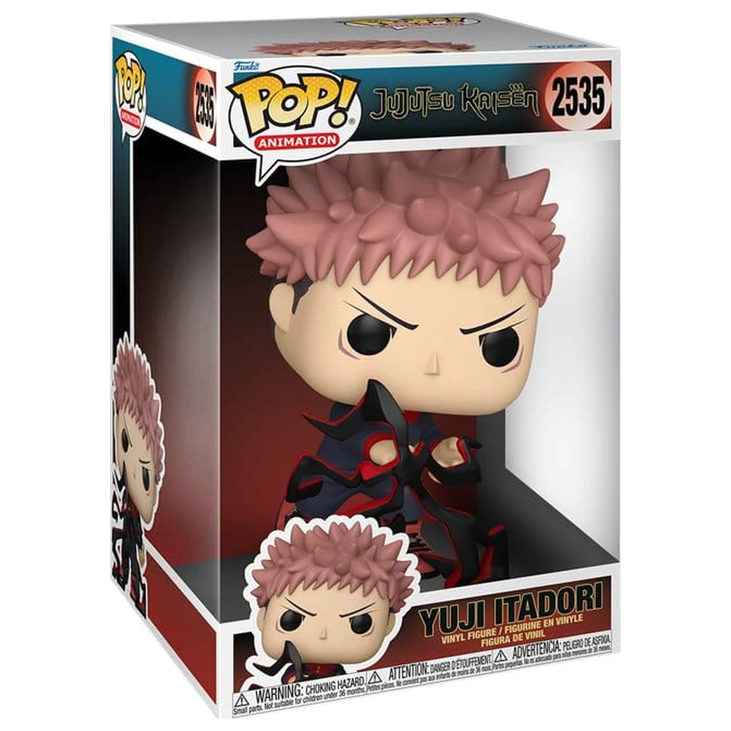 Jujutsu Kaisen Super Sized Jumbo Funko POP! Vinyl Figure Yuji Itadori 25 cm  product photo