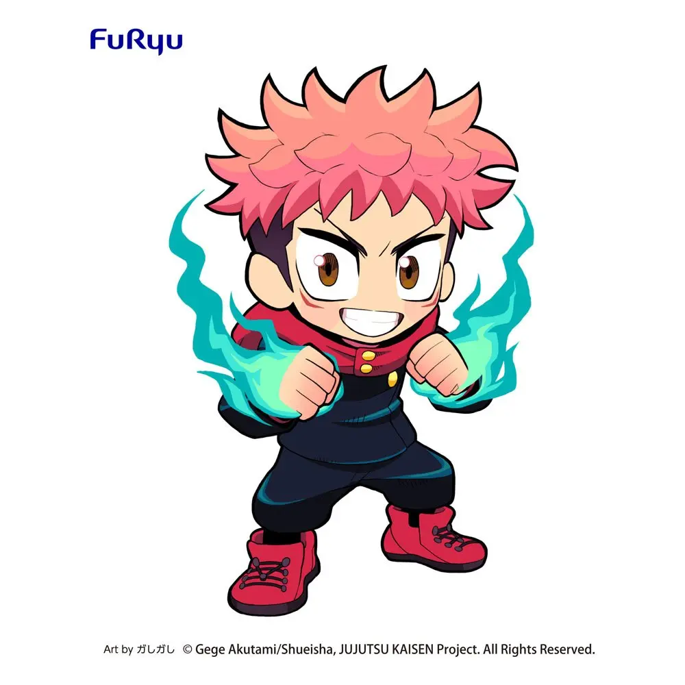 Jujutsu Kaisen Toonize PVC Statue Yuji Itadori Cartoon Color Ver. 13 cm product photo