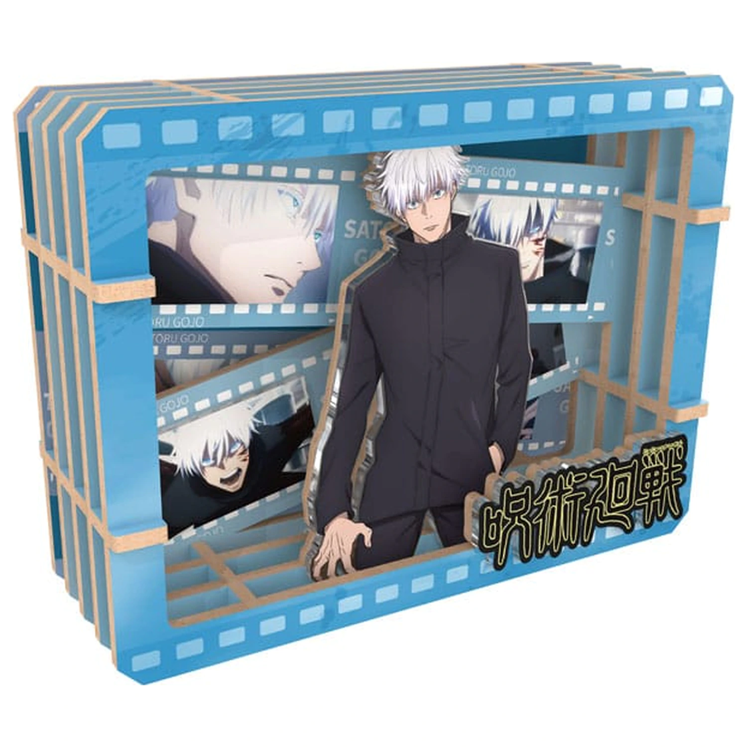 Jujutsu Kaisen Model Kit Wooden Gallery Film Frame (S) Gojo product photo