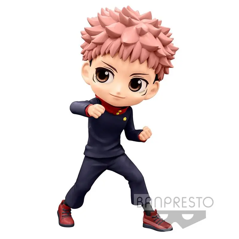 Jujutsu Kaisen Q Posket Mini Figure Yuji Itadori Ver. A 13 cm product photo