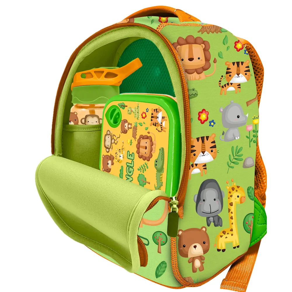 Jungle Backpack + purse neoprene backpack 26cm product photo