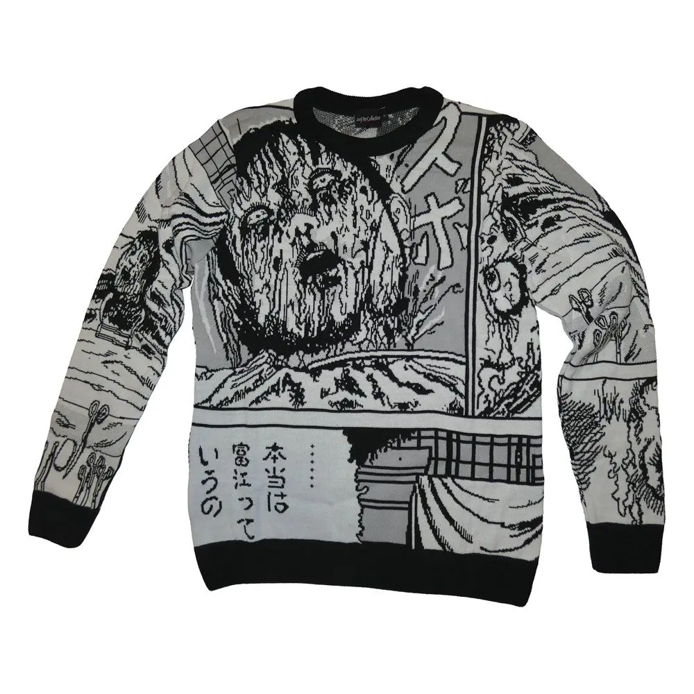 Junji Ito Collage Christmas hoodie termékfotó